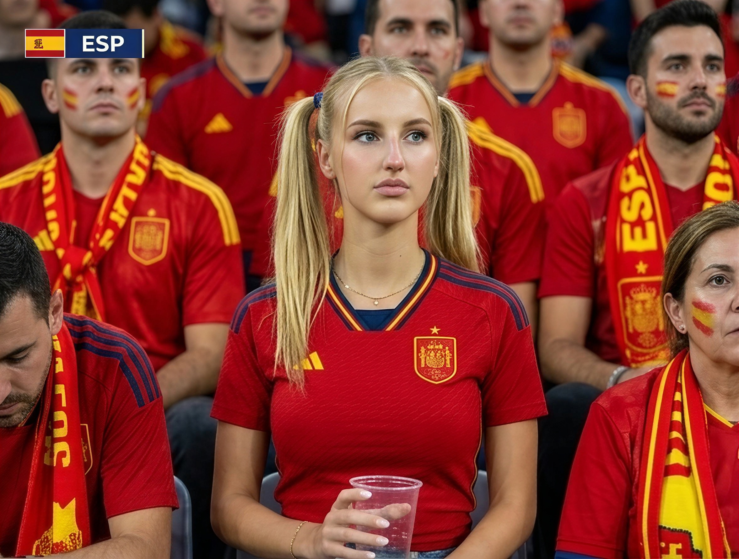 AI World Cup Colombia crowd template