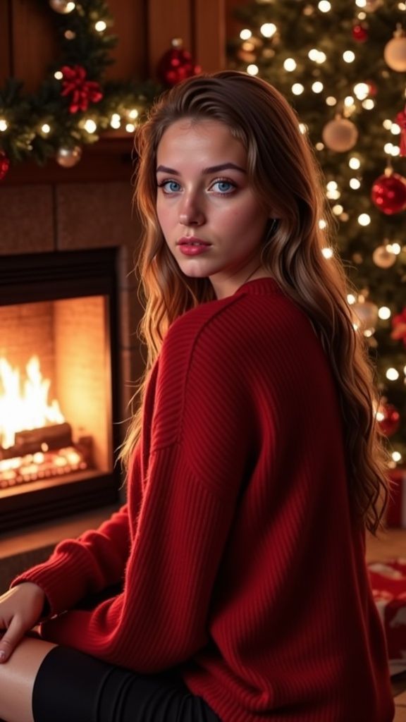 A_woman_wearing_a_cozy_red_sweater_sitting_by_a_crackling_fireplace_with_a_decorated_Christmas_tree__1734699543.jpeg