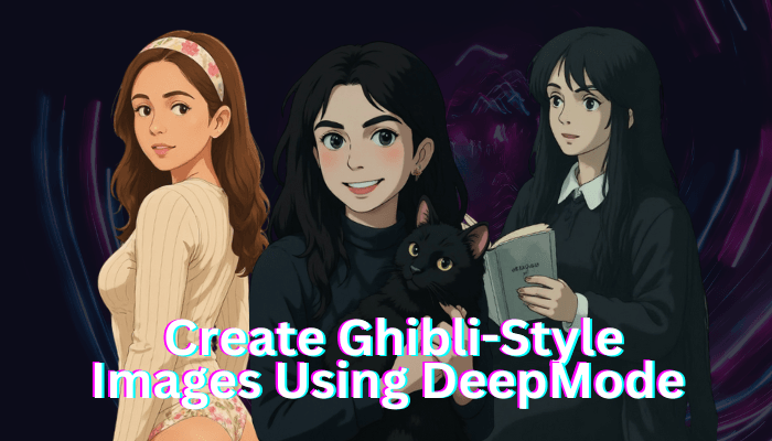 Create Ghibli-Style Images Using DeepMode FLUX Models!