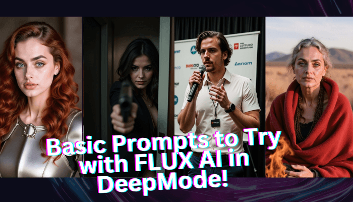 Basic Prompts to Try with FLUX AI in DeepMode!