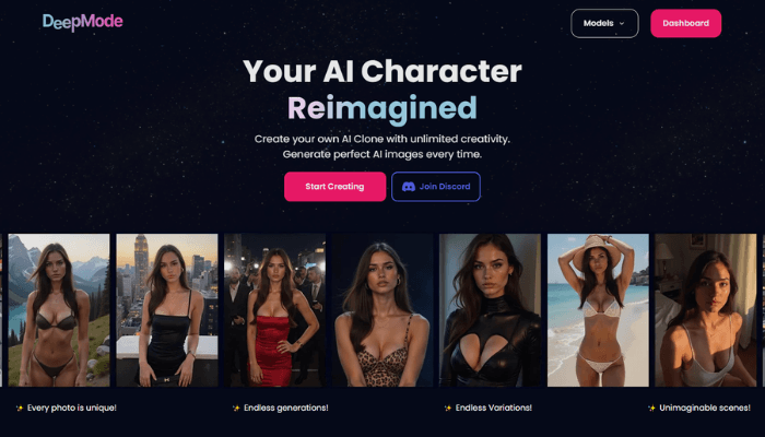 DeepMode Homepage