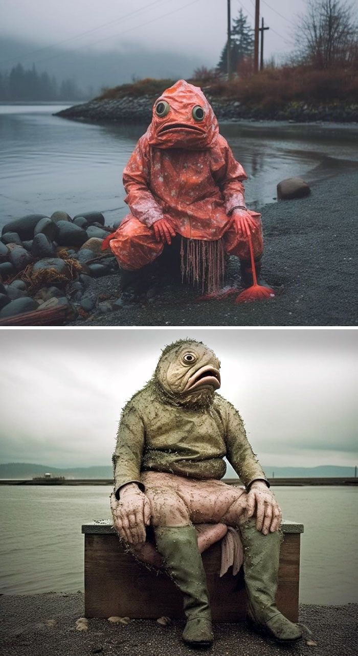 fishermen ai image fail, funny ai, fisherman 