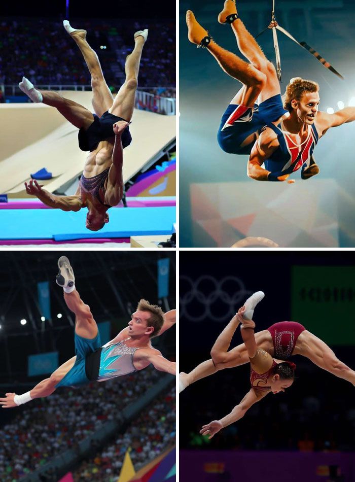 fail ai, funny ai, gymnastics fail ai