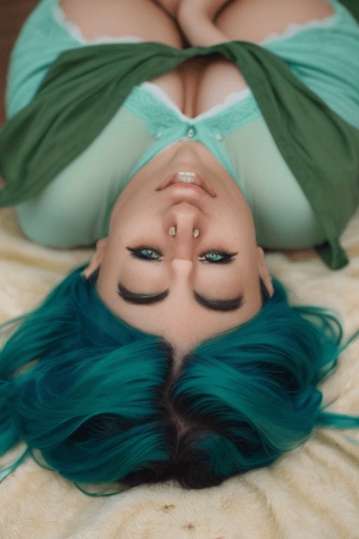 disfigured AI girl