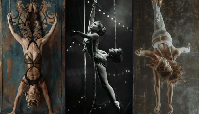 Circus fail ai, fail image of ai, curse AI, woman circus