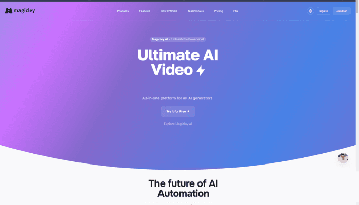 Magicley AI Video Generator