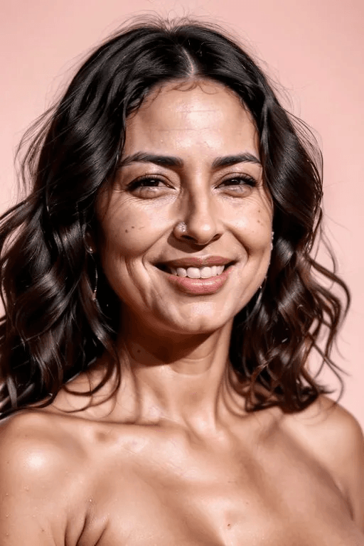 AI Girl smiling 