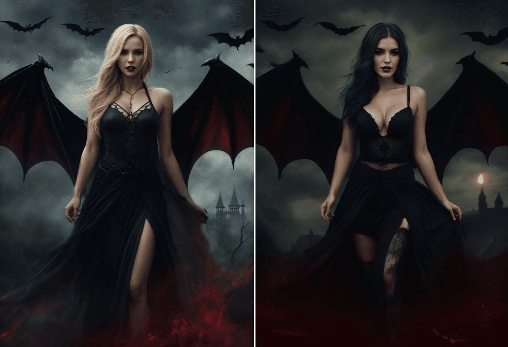 halloween vampire, dark